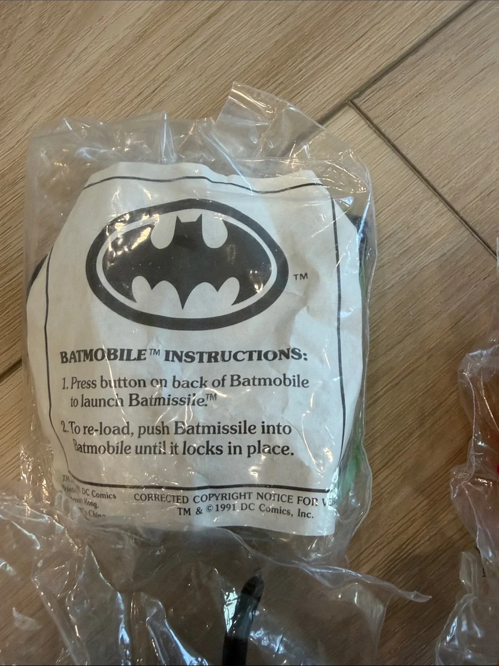 Vintage Batman McDonald collection  - Assorted Colors (Pack of 4)